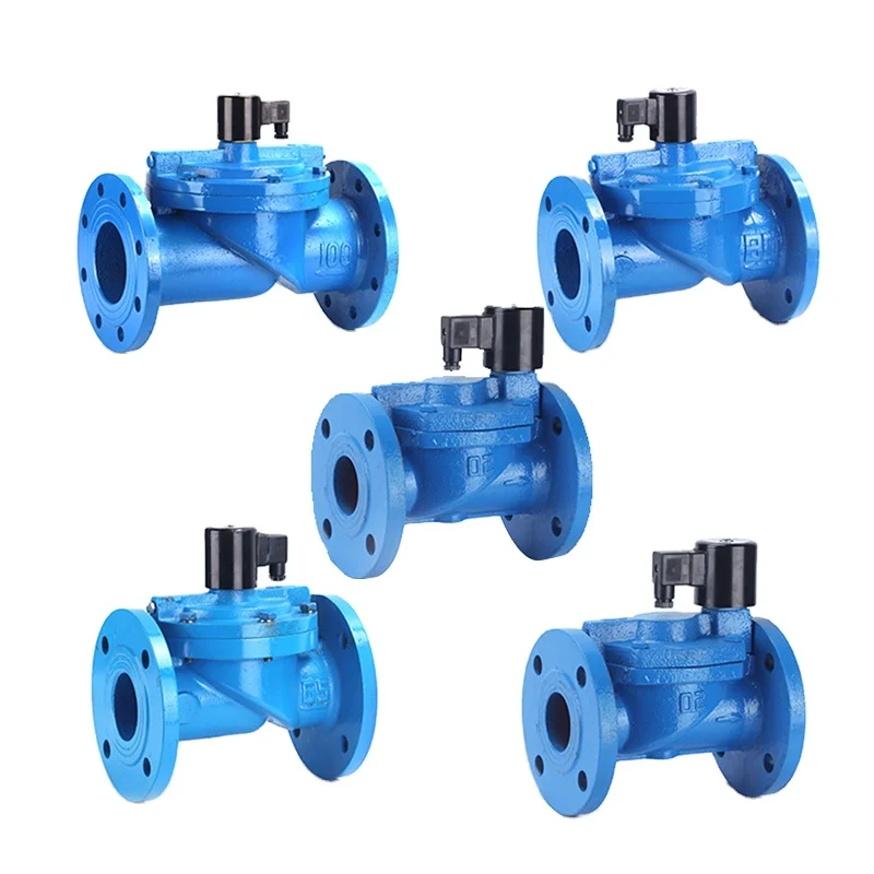 Hewcho Normally closed DF100 4 inch IP 65 cast iron Flange Solenoid Valve