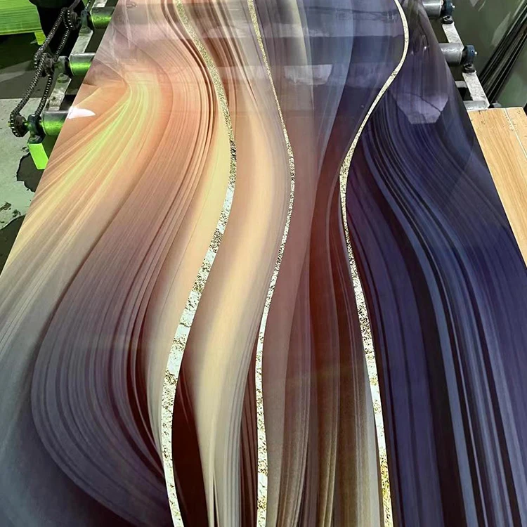 Longtime Longtime waterproof UV panel pvc marble sheet 3d marble wall panel carbon slate marble for wall