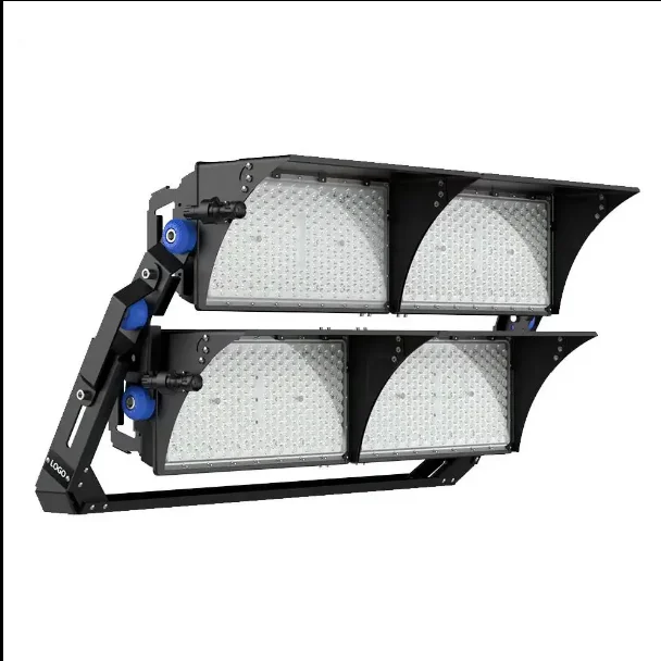 LED Stadium Flood Lights Outdoor 2000W Equivalent 340000LM Super Bright 5700K 85-277V Commercial IP66 Waterproof for Arena Court
