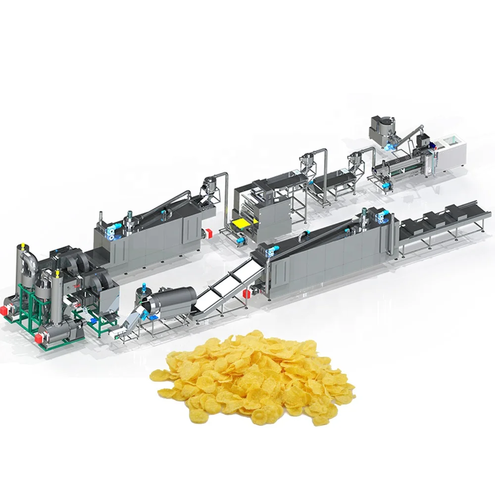 twin screw extruder food jinan korean snacks machine equipment for the production of corn sticks