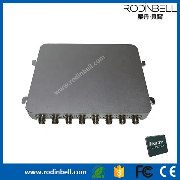 New Version 8-channel UHF RFID Reader Fixed Battery Powered RFID Reader For Retail Management