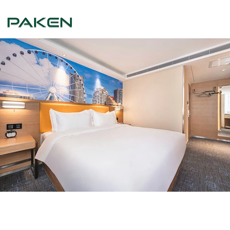 Гостиничная мебель Fairfield Inn гостиничные решения под ключ подставка для спальни двуспальная кровать гостиничной комнаты