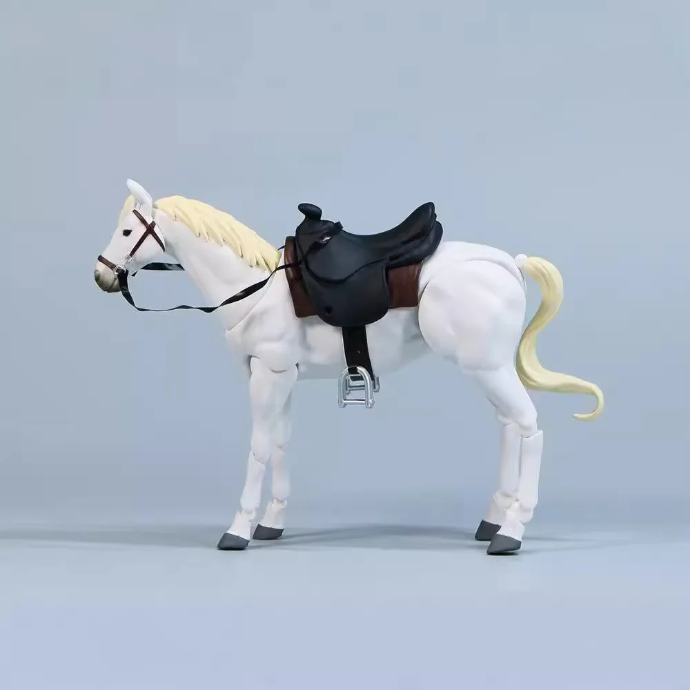 Figma White Horse White Tea/Brown Brown Horse Super Actinoy Model Horse Toy