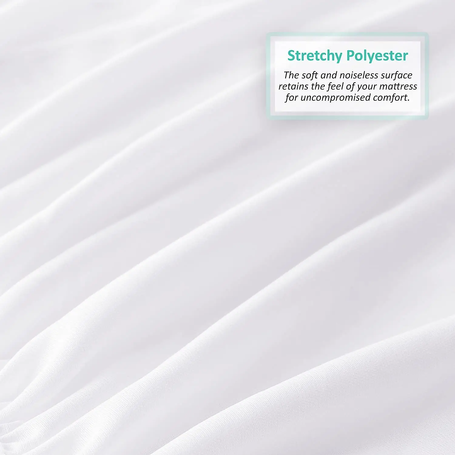 Waterproof Mattress Protector Hypoallergenic Mattress Pad Mattress Cover Premium Quality Vinyl Free Queen King Bag Plain