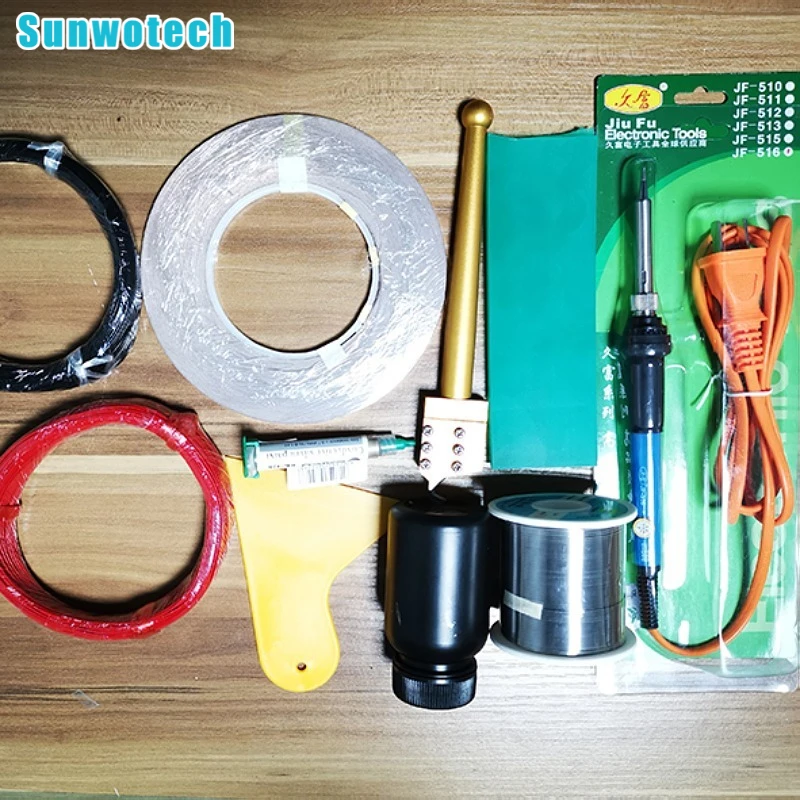 Electrodes busbar tools of pdlc smart film rolls