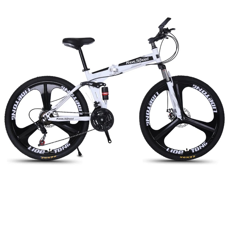 Manufacturers 26 inch 21 speed HIGH QUALITY full suspension frame aluminum Folding mountain bike bicycle