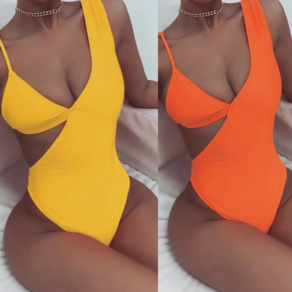 New Cheap Swimsuit One Piece Swimwear Crochet Microing  Beachwear Swimwear For Women