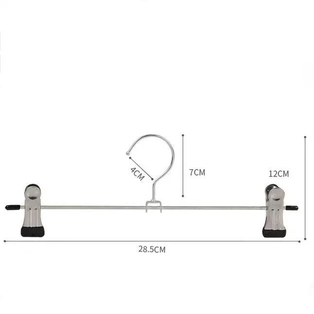 Best-Selling Solid Plastic Metal Pant and Skirt Hangers Classic Modern Design Durable Heavy-Duty Underwear Hanger Hot Online