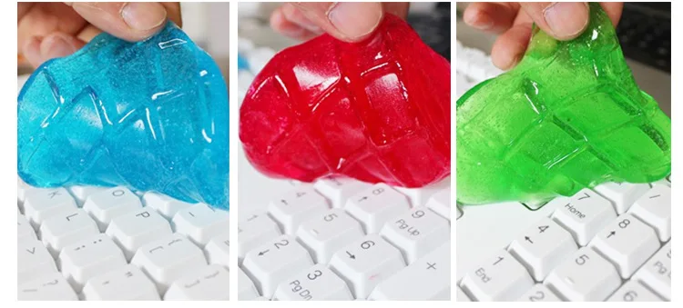 Super Dust Clean Clay Keyboard Cleaner Car Interior Cleaning Glue Gel Slime Toys Mud Putty USB for Laptop Cleaner Glue