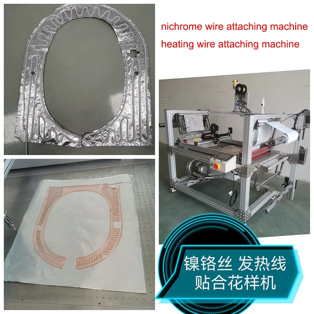 Heating sheet heating wire nichrome wire computer attaching machine