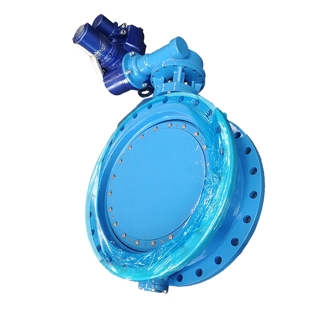 Double eccentric soft sealing flange butterfly valve hydraulic engineering butterfly valve China valve