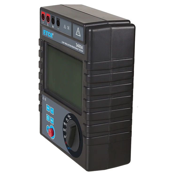 ETCR3480A 0.1Mo ~ 200Go AC/DC по количеству слов измерение напряжения переменного тока тестер сопротивления изоляции мегг