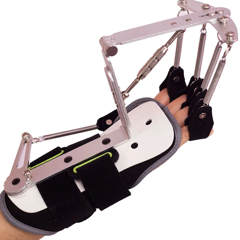 Finger exerciser rehabilitation trainer metal finger splitter hemiplegia stroke patient hand finger trainer for sale