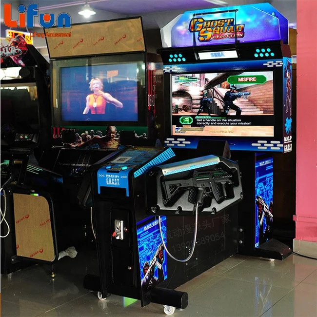 Entertainment Centre 2 Player Video Amusement Shooting Game Gun Simulator Ghost Squad  Arcade Machine