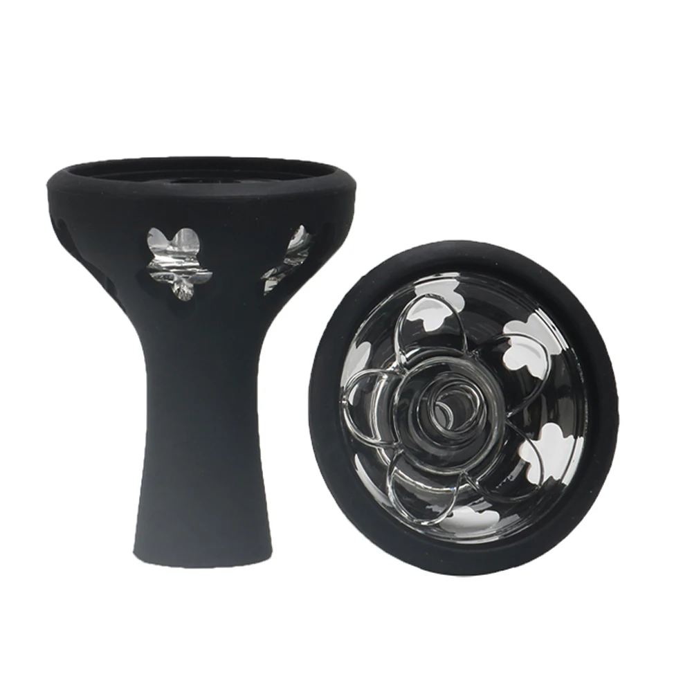 New style silver gray shisha charcoal fast burn wholesale shisha hookah charcoal holder aluminium alloy hookah accessories