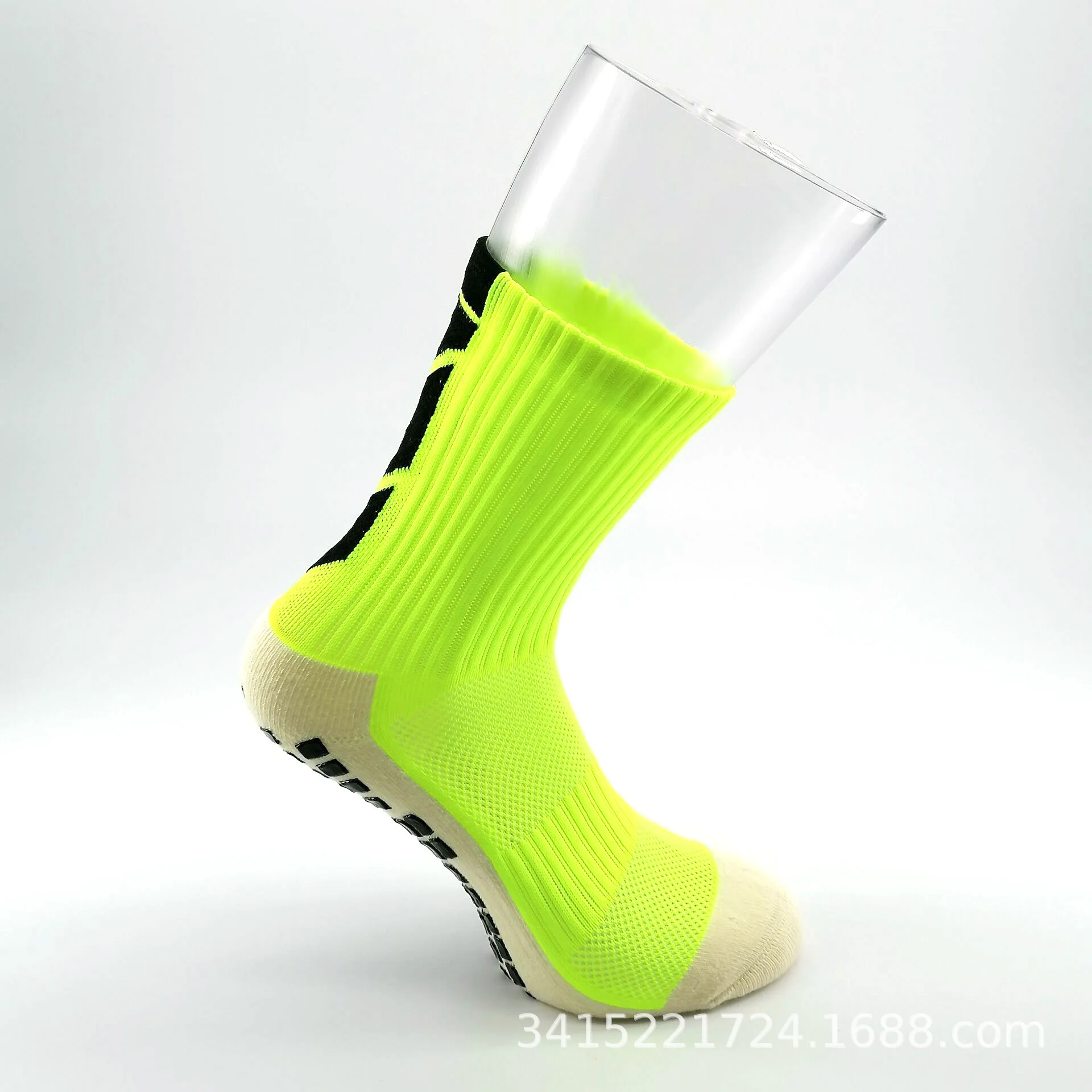 
 Новый продукт утолщенной с махровым следом без пятки средней длины сцепление футбольные носки для детей и для женщин  