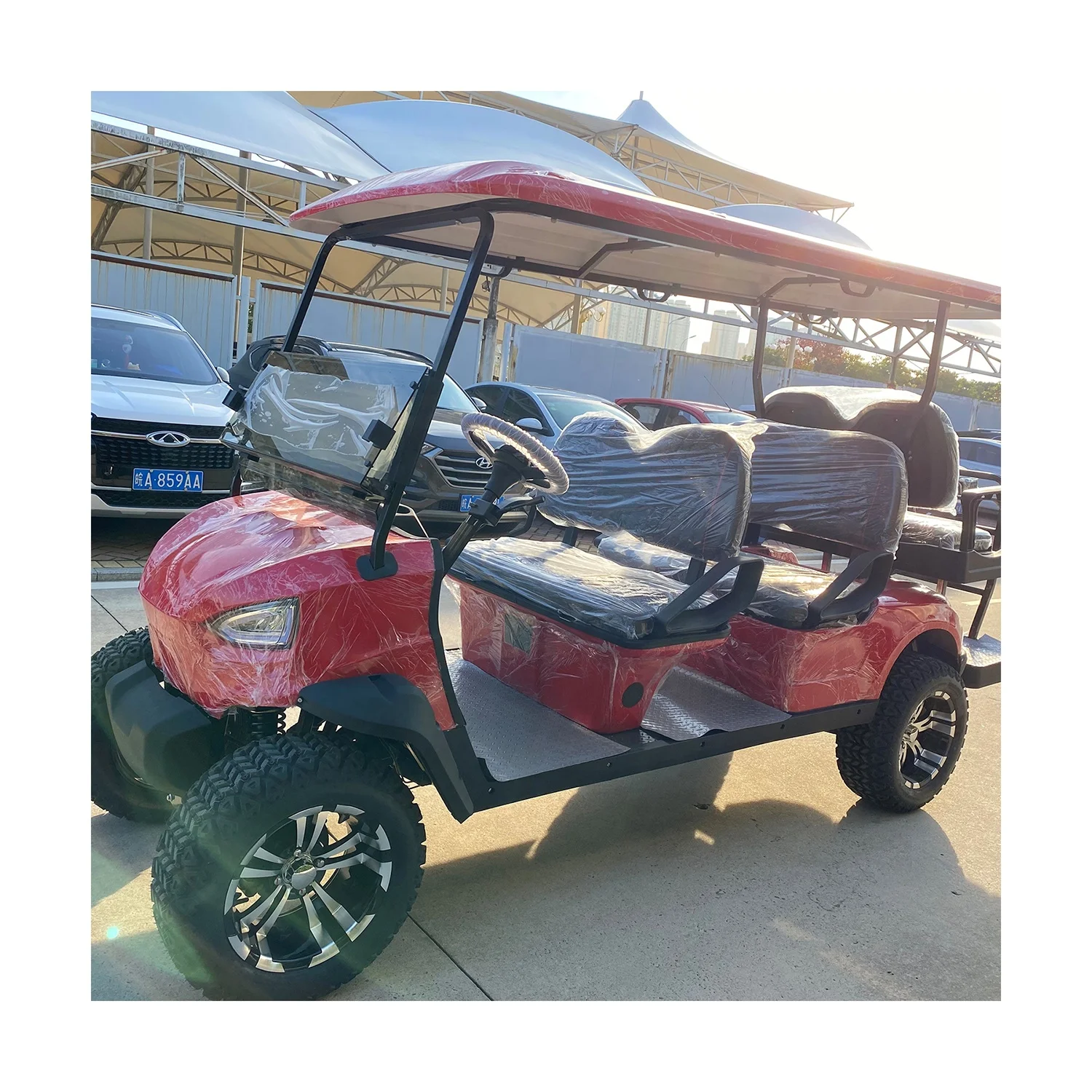 Battery Powered Roof Plastic 6 Seater Cargo Wholesale Golf Cart Hot Sell in Japan