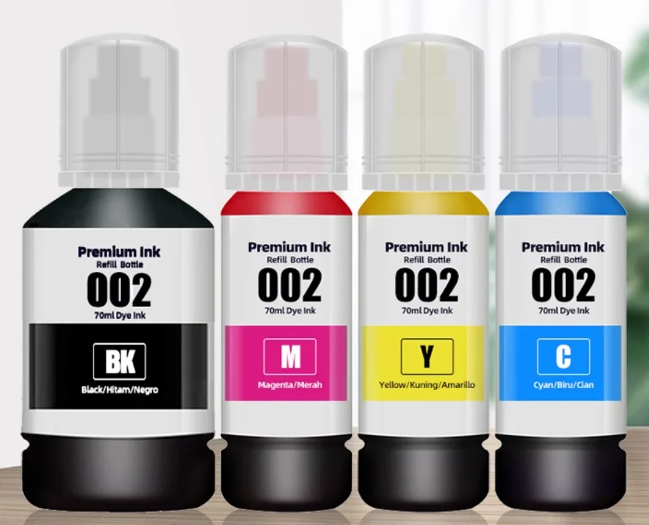 Japan original ink 001 002 003 004 101 102 103 104 114 504 544 502 522 refilled ink  L3118 L3119 L3151 L3153  L3110 L3150 series