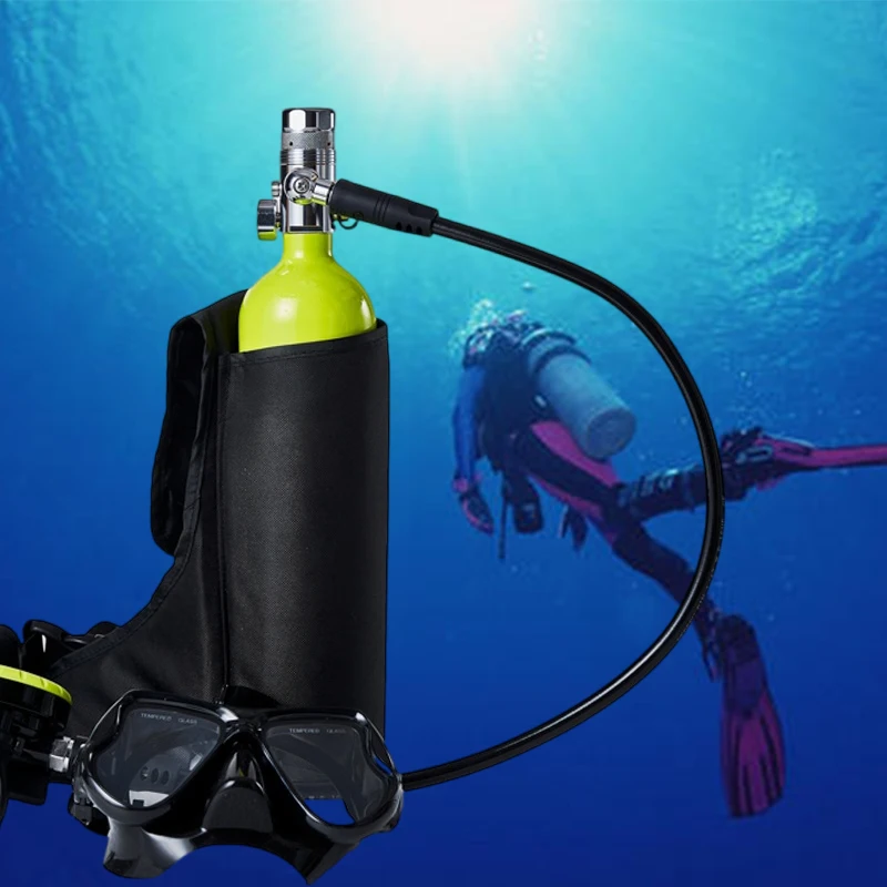 factory supply aluminum scuba gas cylinder cylinder for scuba diving hot sale diving gas cylinder 1.0L
