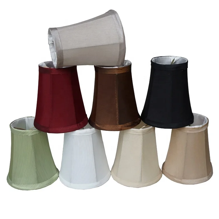 Home Lighting Decoration White Small Softback Fabric Chandelier Lamp Shade