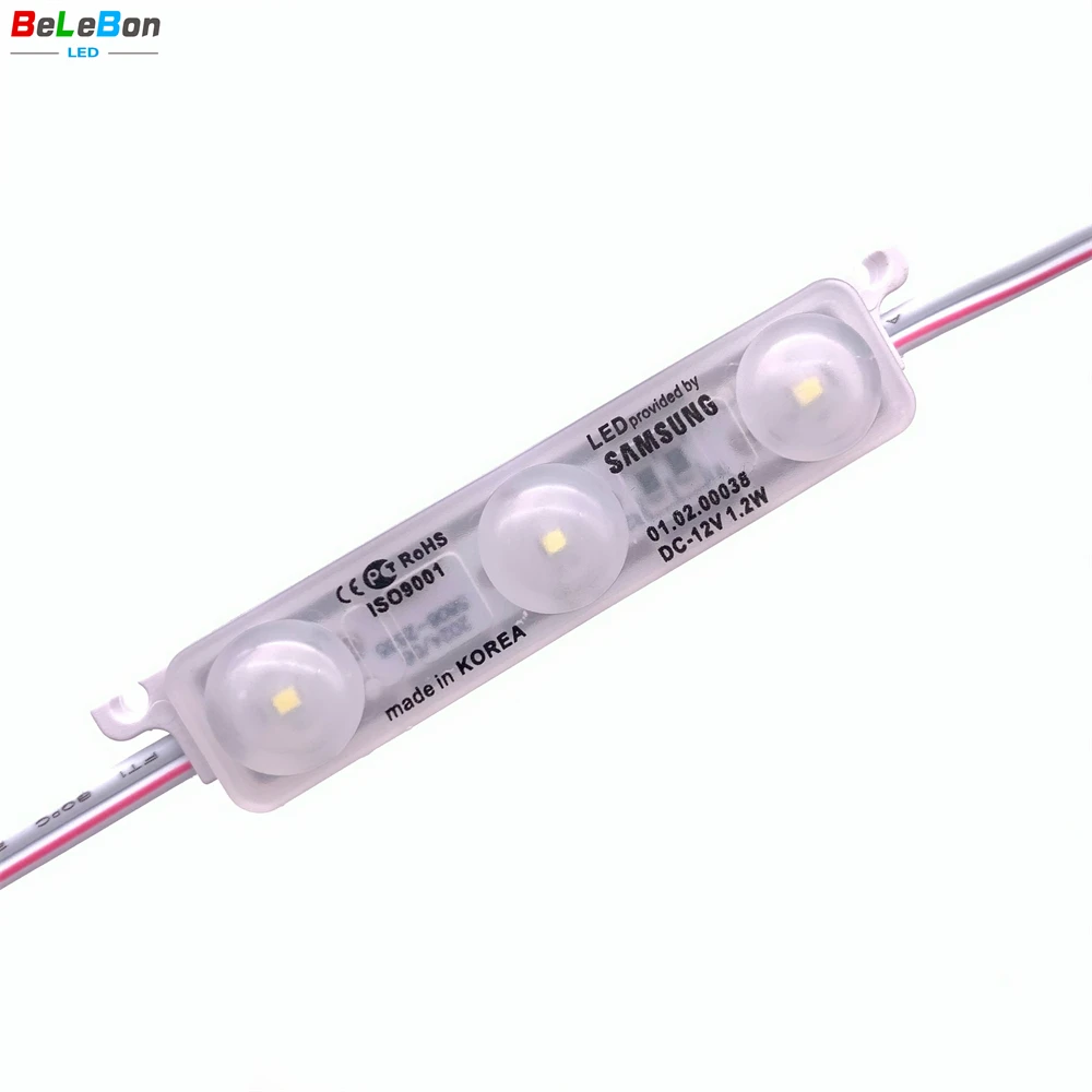 DC12V оригинальный бренд samsung 3 2835 SASO IP68 3000K 4000K 6500K 10000K ультразвуковой 1 2 W 5 сделанный в корейском светодиодном модуле