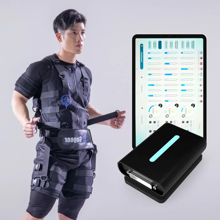 Newest muscle stimulator electronic smart fitness ems body training machine suit