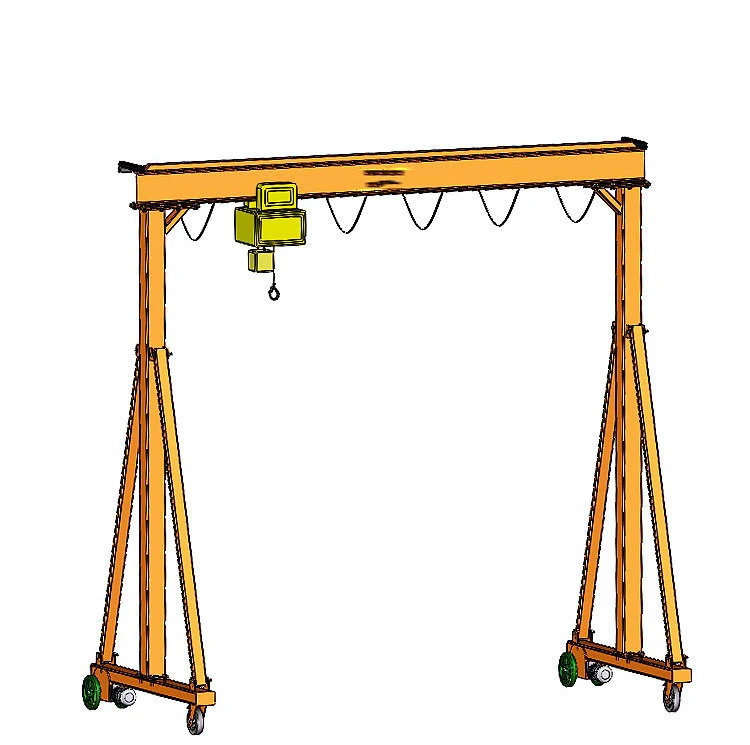 Custom 1 2 3 5 10 15 20 ton workshop portal gantry crane / 5000kg mini small electric mobile hoist gantry crane