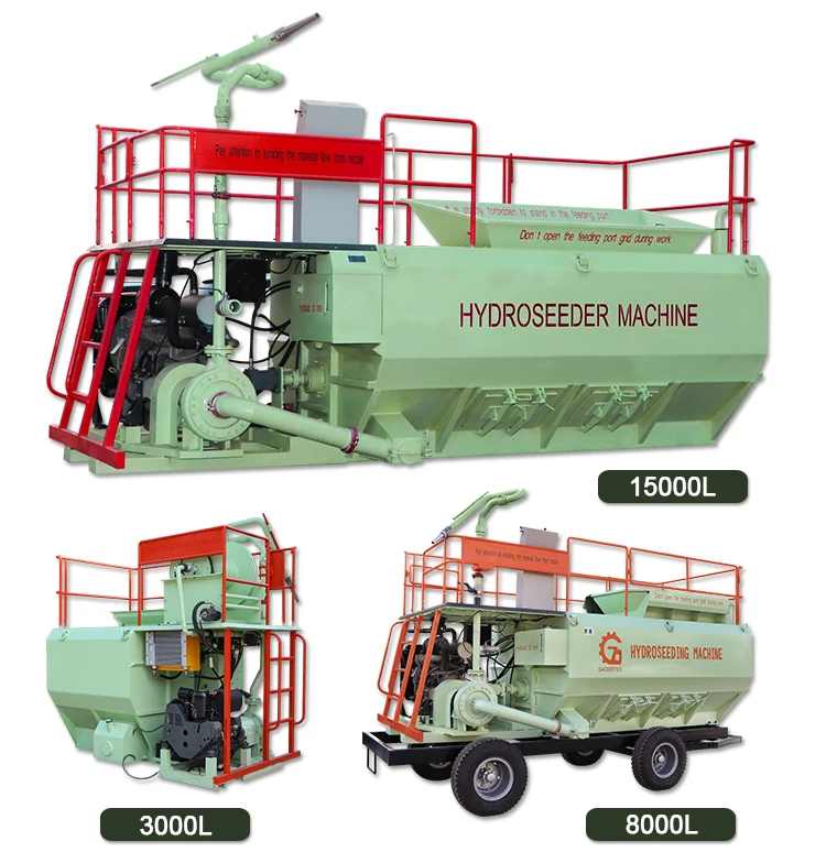 Дизельный двигатель Hydro Mulcher Hydroseeding машина