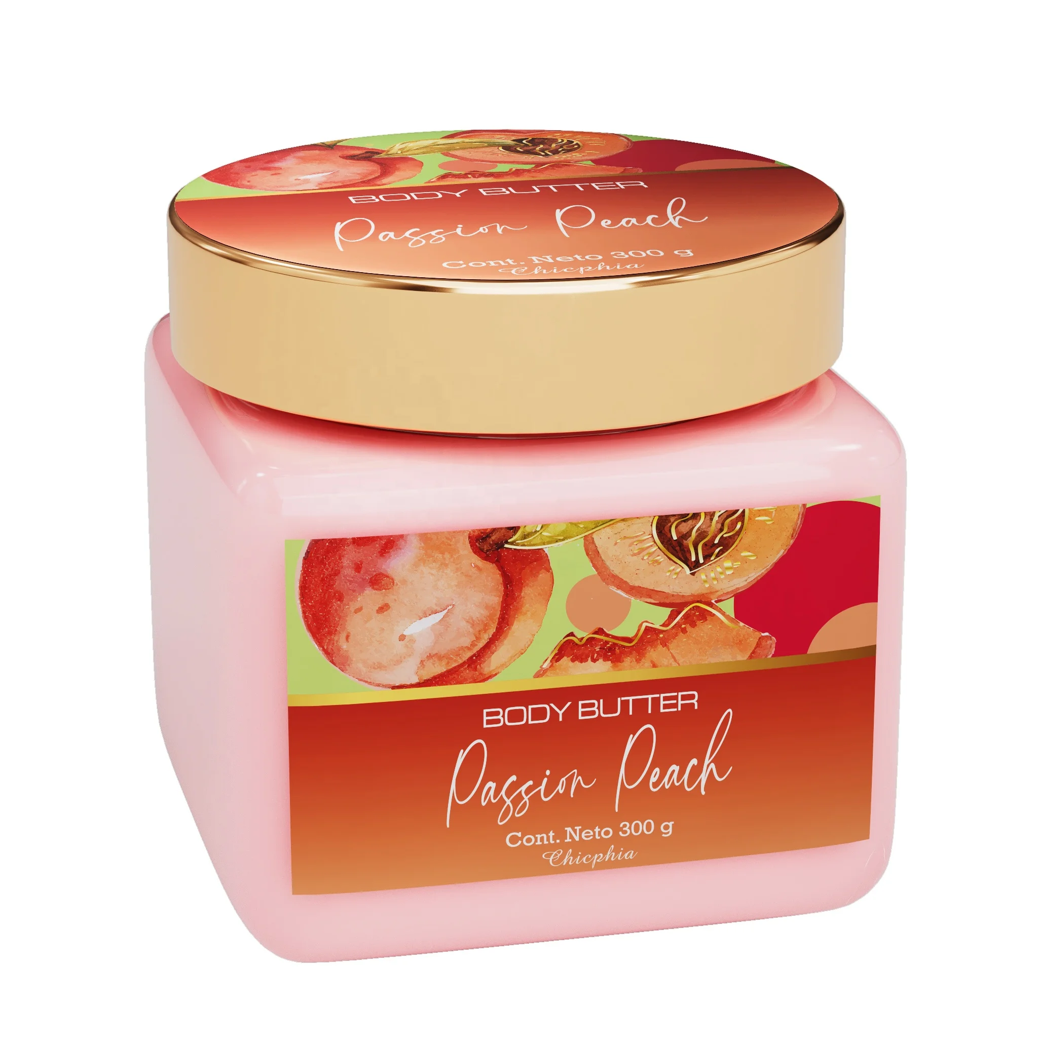 Oem Private Brand bath and body chicphia shea butter 300g body butter cream For Women