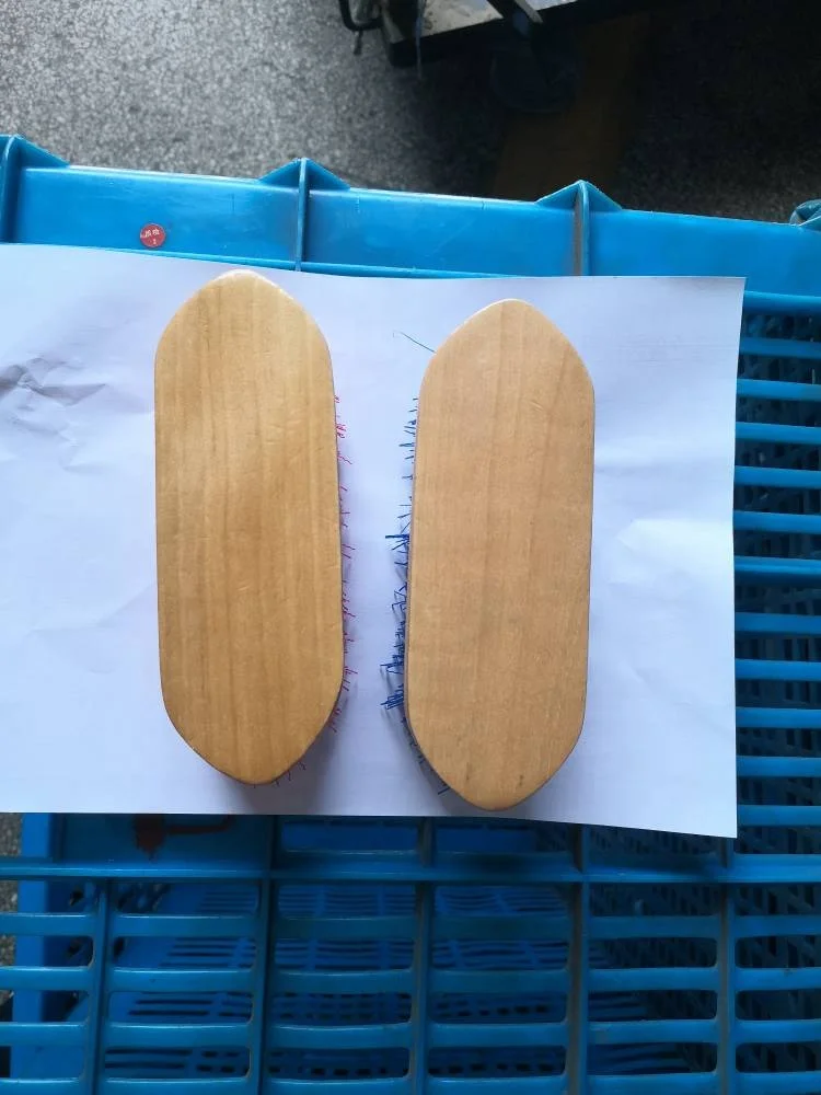 Solid wood horse grooming cleaning brush horse body brush