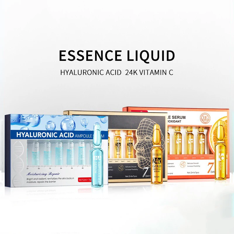Anti-Wrinkle Anti Aging Whitening Essence Collagen Hyaluronic Acid Serum Facial Skin Ampoules Serum