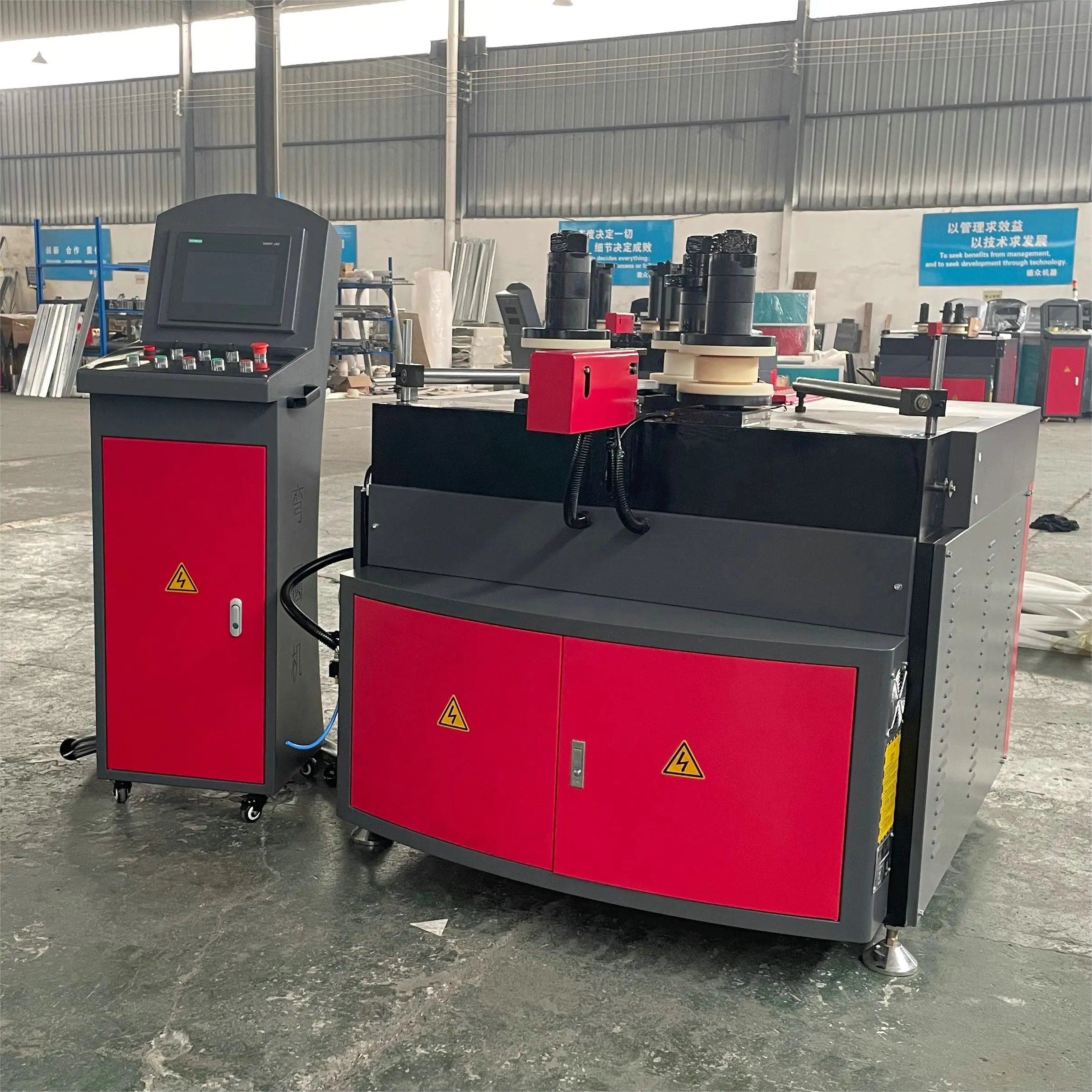 Full-automatic pvc profile arch bending machine aluminum window profile bending machine