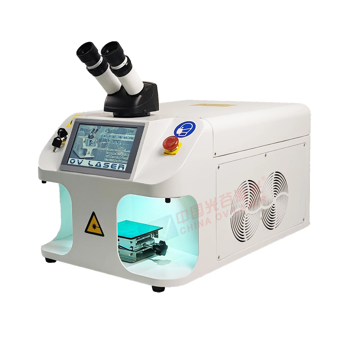 Laser machine welded in silver and gold laser soldering machine for jewelry mini portable welding machine for jewelry store use