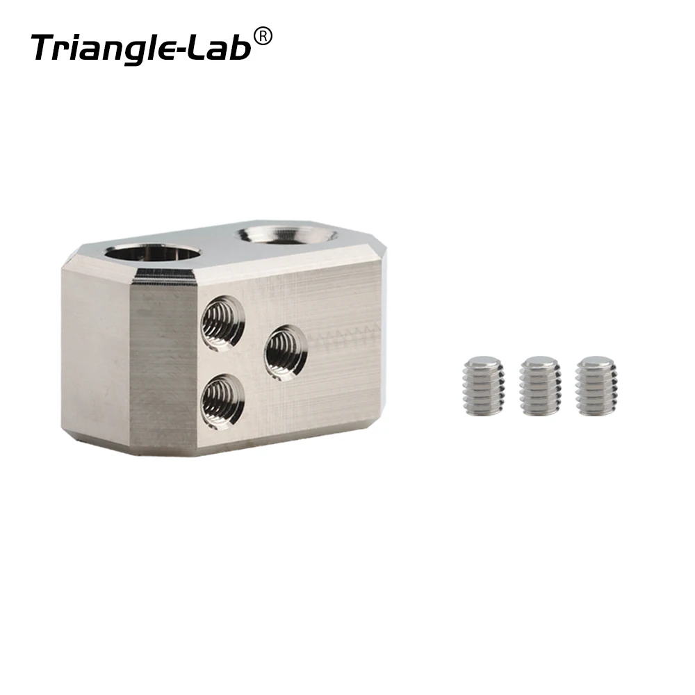 Trianglelab PRUSA MK4 медный сплав никелированный нагревательный блок носки сопло из титанового сплава V6