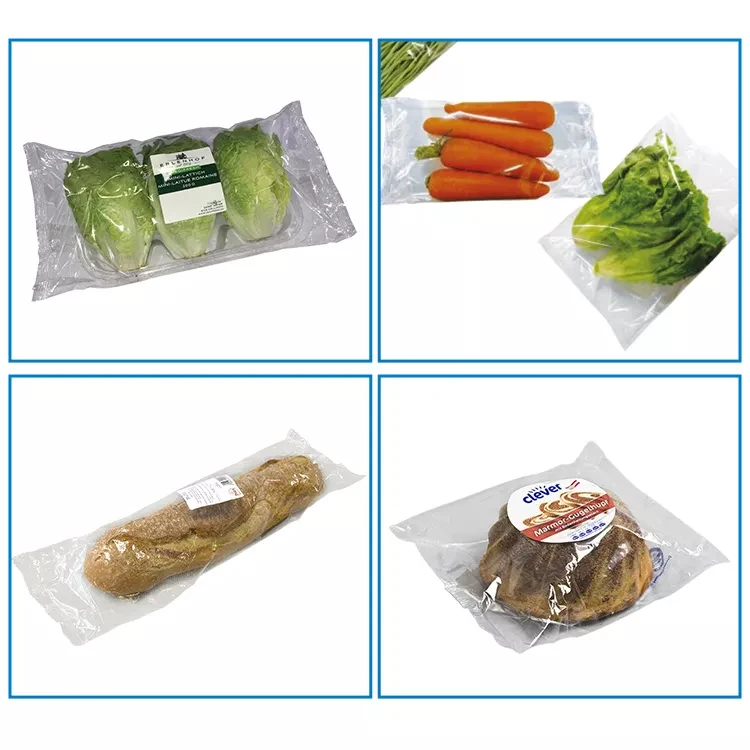 New Design Automatic Mini Flow Wrapping Machine for Vegetable Packing Machine with Servo Motor