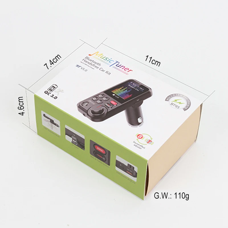 Victsing lcd беспроводной mp3 радио плеер bluetooth fm передатчик для