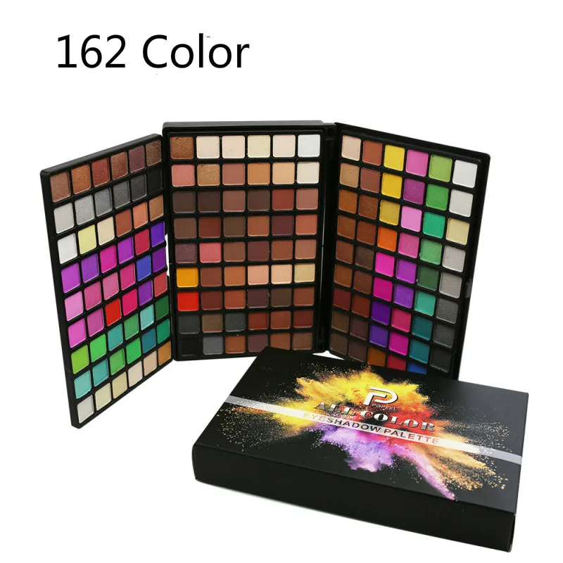 Wholesale 194 Colors Eye shadow Blush Palette Cosmetic Foundation Face Powder Women Makeup Case Full Make Up Eye Shadow Palette