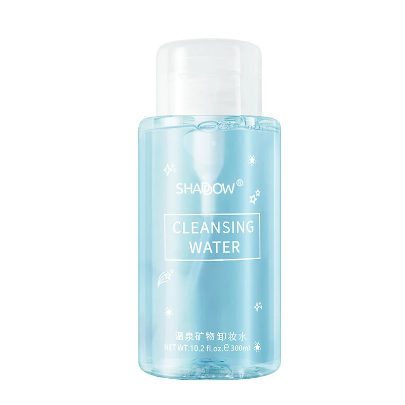 facial micellar water makeup remover Makeup Cleanser Mineral Pump Head 2 in 1 Face Lip Eyelash cleansing makeup removing water