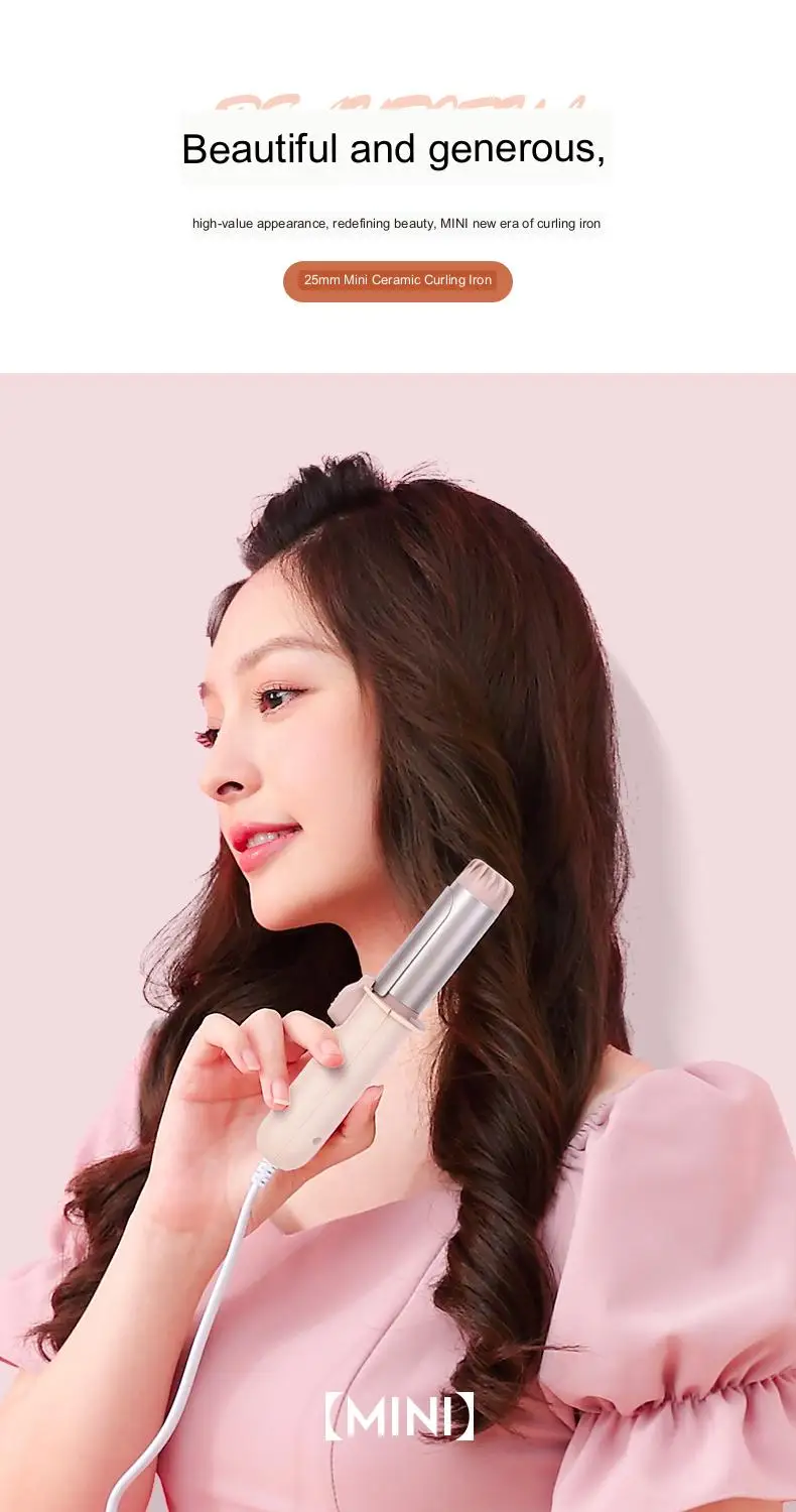 Curling Wand Multi Small Hair Styling Hair Curler Professional Iron 25mm Mini Ceramic Hair Curler