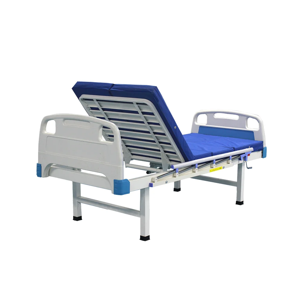 Hospital Bed 2 Functions Manual  Two Cranks Manual Patient Nursing With Cheap Price Multifunction Adjustable Paramount Bed