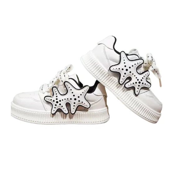 Premium materials girl child shoes children comfortable white sneakers for teenage girls
