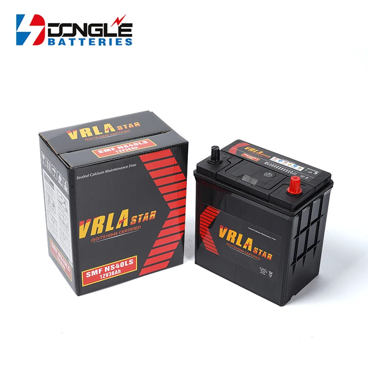 Dongle Long Lifespan SMF NS40ZL Rechargeable ASIA Vehicles 12V 36Ah Lead Acid Battery