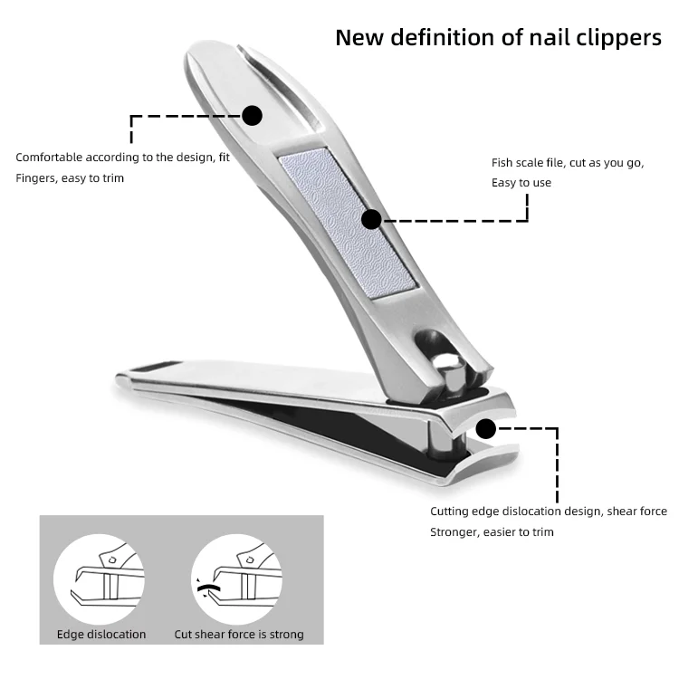 5 Pieces Manicure Set high quality  Nail Clippers Kit Grooming Kit Nail tools Gifts For Men Women