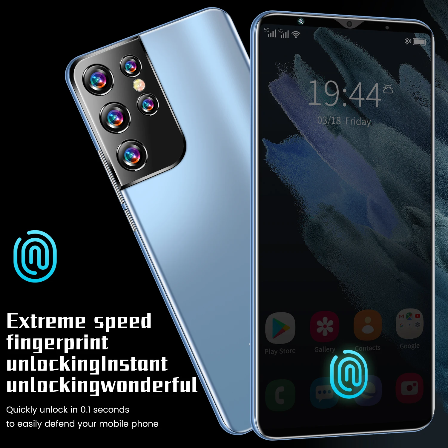 New S21+ Ultra China Custom Mobile Android Phones 5G LTE Smartphone Cheap Phones 4G Wholesale Unlocked Smartphones