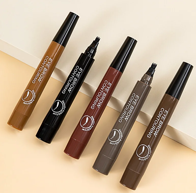 Карандаш для бровей водостойкий 5 видов цветов