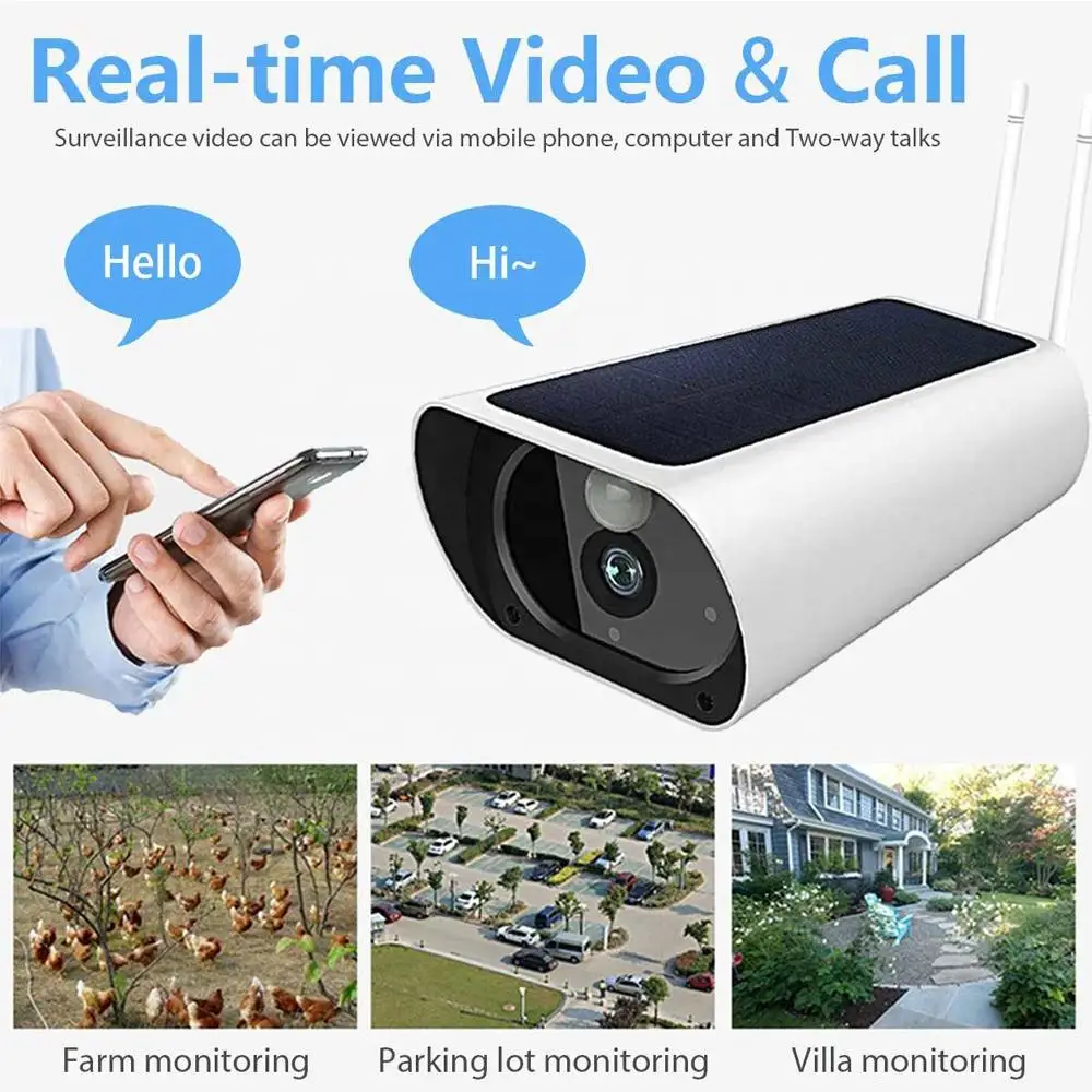Hot Sale 1080p Wireless Waterproof Security Cctv 15m Surveillance Remote Control Outdoor Infrared Night Vision Camera