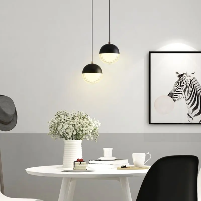 ZYL Modern Bedside Pendant Light Adjustable Height Acrylic Metal Decorative Switch for Home and Hotel Room Lighting Fixtures