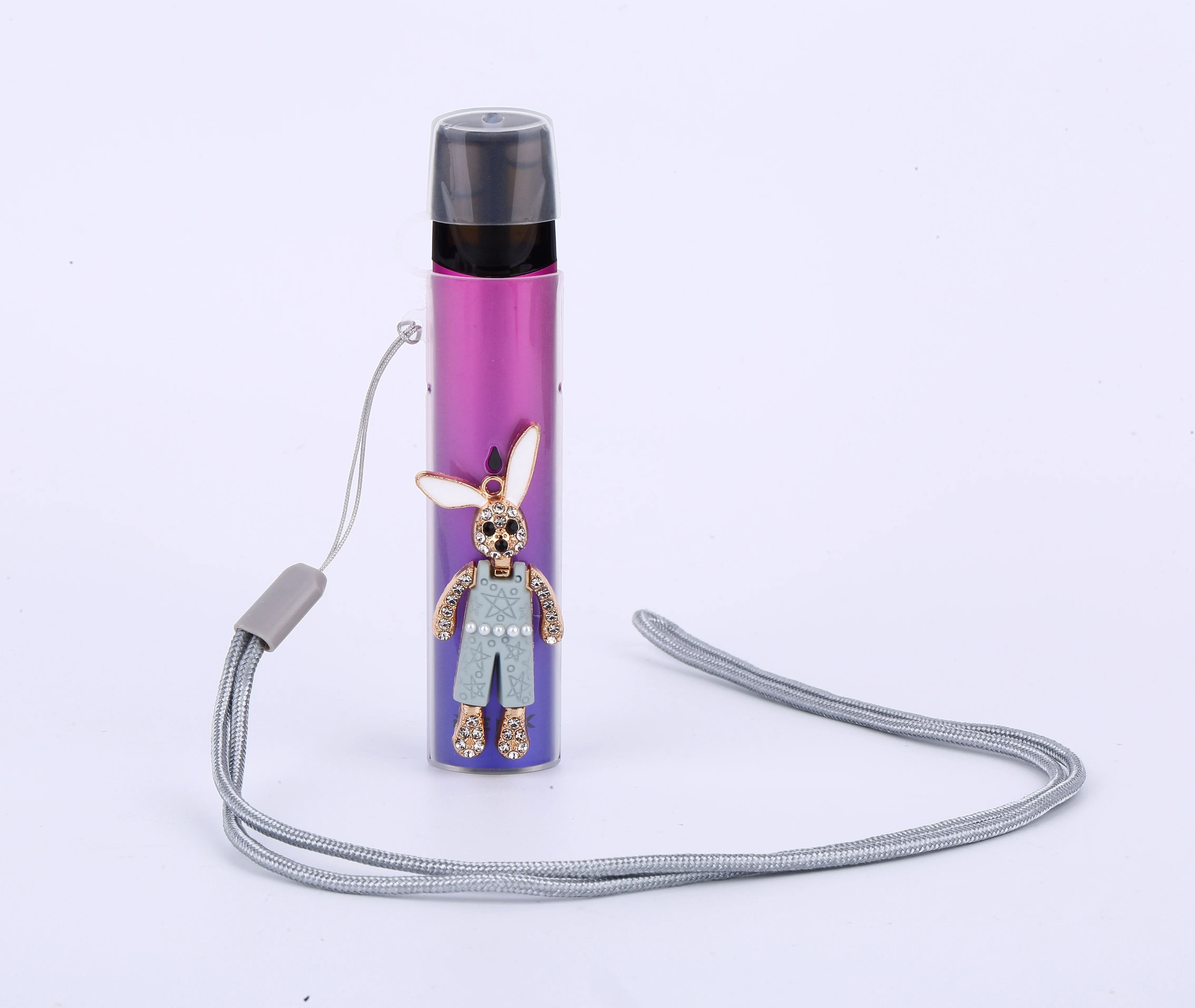heet Diamond cartoon doll transparent protective case with lanyard used by relx infinity 1th vape pack