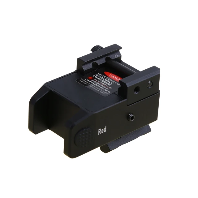 Sub-compact Pistols Red and Green Duo Laser Sight All Metal Powered by Rechargeable Battery With Mountable on Picatinny Rail