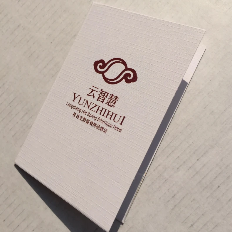 Welcome Guest Hotel Keycard Envelope Sleeves Case of hotel key card